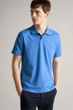 Ted Baker Delvin Blue Short Sleeve Polo Shirt -tedbaker Shop Online unnamed file 4206