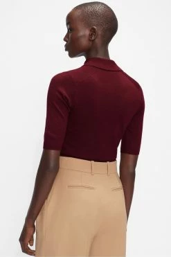 Ted Baker Womens Maroon Ameliya Merino Edit Polo Shirt 9 Ted Baker Womens Maroon Ameliya Merino Edit Polo Shirt -tedbaker Shop Online unnamed file 4220