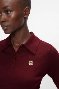 Ted Baker Womens Maroon Ameliya Merino Edit Polo Shirt 11 Ted Baker Womens Maroon Ameliya Merino Edit Polo Shirt -tedbaker Shop Online unnamed file 4222