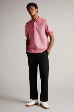 Ted Baker Ellerby Pink Ss Striped Polo Shirt 10 Ted Baker Ellerby Pink Ss Striped Polo Shirt -tedbaker Shop Online unnamed file 4233