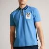 Ted Baker Regent Blue Ss Piqué Polo Shirt 1 Ted Baker Regent Blue Ss Piqué Polo Shirt -tedbaker Shop Online unnamed file 4237