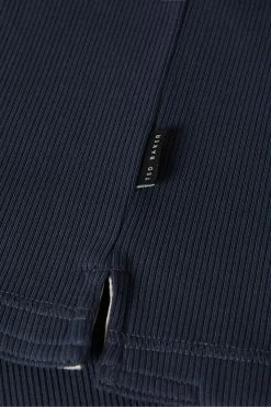 Ted Baker Navy Blue Daley Ribbed Polo Shirt 12 Ted Baker Navy Blue Daley Ribbed Polo Shirt -tedbaker Shop Online unnamed file 4250