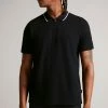 Ted Baker Buer Black Short Sleeve Textured Zip Polo Shirt 2 Ted Baker Buer Black Short Sleeve Textured Zip Polo Shirt -tedbaker Shop Online unnamed file 4254