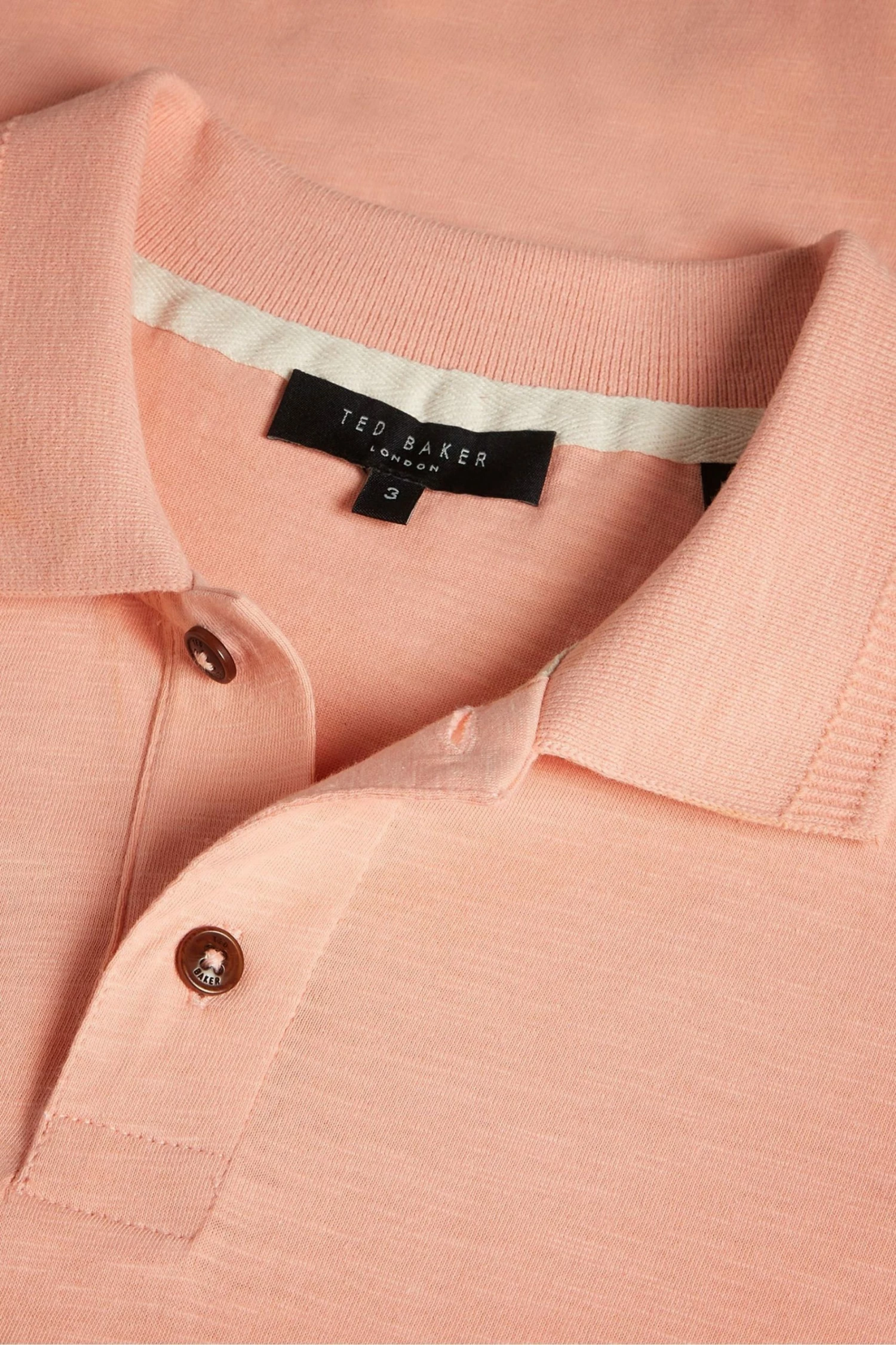 Ted Baker Delvin Light Pink Short Sleeve Polo Shirt 8 Ted Baker Delvin Light Pink Short Sleeve Polo Shirt - Image 6