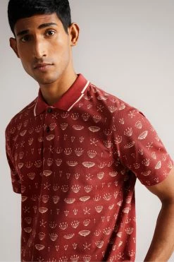 Ted Baker Colves Orange Short Sleeve Printed Polo Shirt 9 Ted Baker Colves Orange Short Sleeve Printed Polo Shirt -tedbaker Shop Online unnamed file 4269