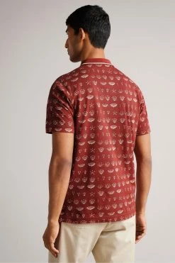Ted Baker Colves Orange Short Sleeve Printed Polo Shirt 12 Ted Baker Colves Orange Short Sleeve Printed Polo Shirt -tedbaker Shop Online unnamed file 4272