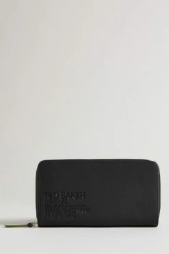 Ted Baker Darciea Black Branded Webbing Large Zip Around Purse -tedbaker Shop Online unnamed file 4312
