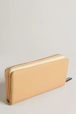 Ted Baker Darciea Brown Branded Webbing Large Zip Around Purse -tedbaker Shop Online unnamed file 4315