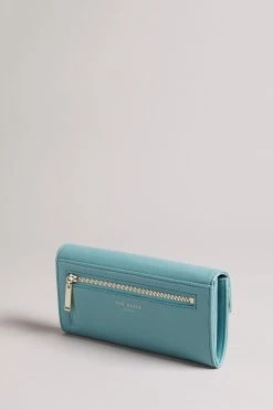 Ted Baker Blue Twist Lock Large Fold Purse -tedbaker Shop Online unnamed file 4436