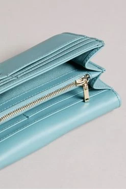 Ted Baker Blue Twist Lock Large Fold Purse -tedbaker Shop Online unnamed file 4437
