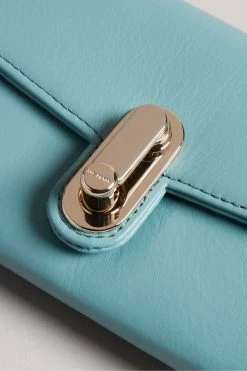 Ted Baker Blue Twist Lock Large Fold Purse -tedbaker Shop Online unnamed file 4438