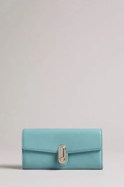 Ted Baker Blue Twist Lock Large Fold Purse -tedbaker Shop Online unnamed file 4439