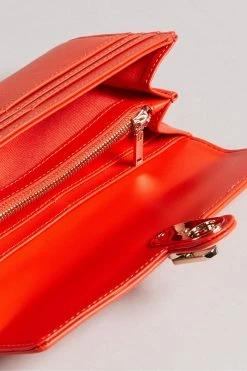 Ted Baker Red Twist Lock Large Fold Purse -tedbaker Shop Online unnamed file 4447