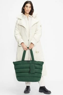 Ted Baker Quinsin Green Oversized Puffer Nylon Tote -tedbaker Shop Online unnamed file 445