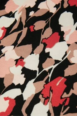 Ted Baker Black Rives High Neck Printed Top -tedbaker Shop Online unnamed file 4580