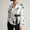 Ted Baker Eddith White Integral Wrap Detail Top With Belt -tedbaker Shop Online unnamed file 4611