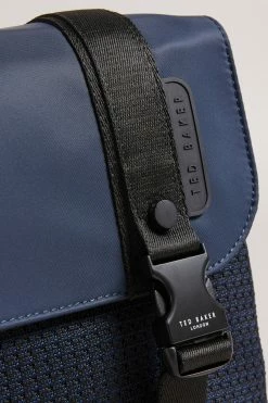 Ted Baker Mens Blue Commbo Knit Nylon Satchel -tedbaker Shop Online unnamed file 462