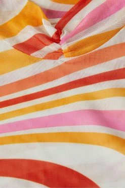 Ted Baker Sarrahh Ivory Mesh Seaming Top -tedbaker Shop Online unnamed file 4626