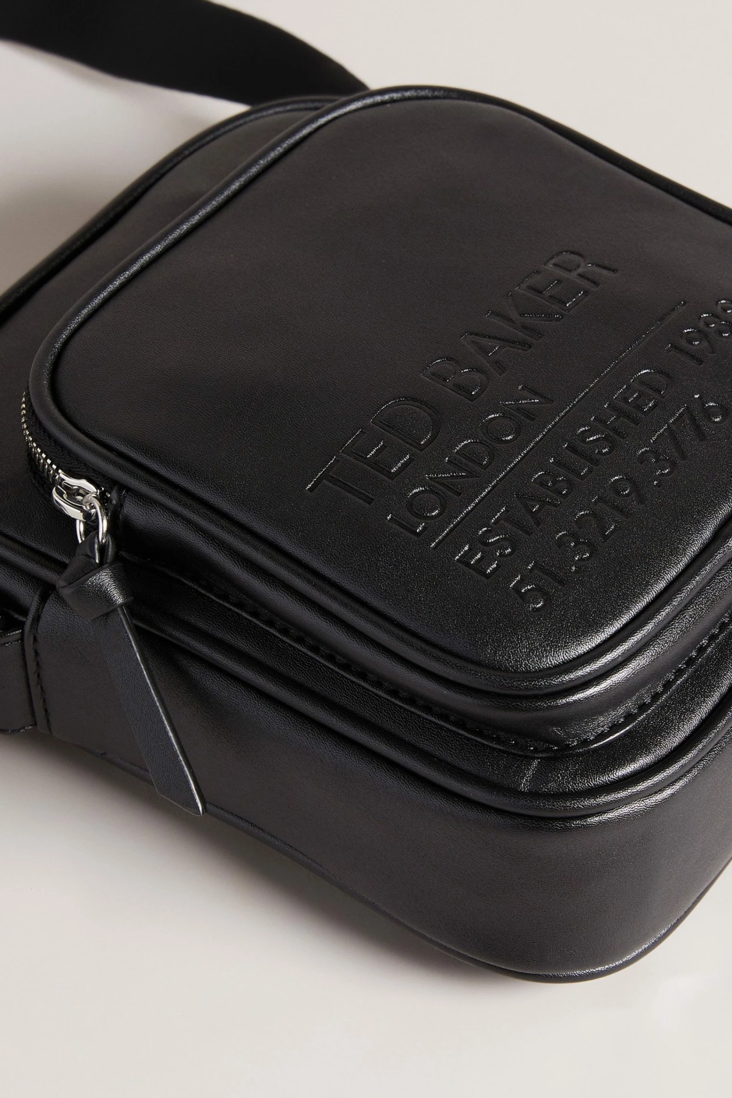 Ted Baker Philton Black Recycled Pu Flight Bag 5 Ted Baker Philton Black Recycled Pu Flight Bag - Image 3