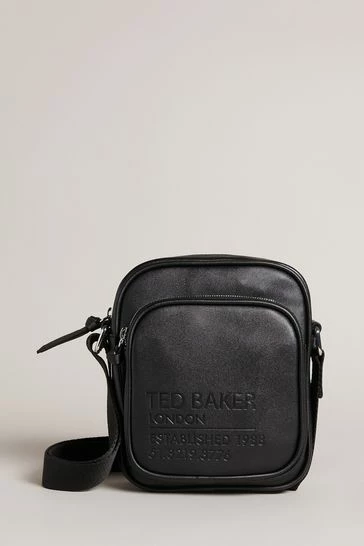 Ted Baker Philton Black Recycled Pu Flight Bag 7 Ted Baker Philton Black Recycled Pu Flight Bag - Image 5