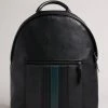 Ted Baker Black Esentle Striped Pu Backpack 2 Ted Baker Black Esentle Striped Pu Backpack -tedbaker Shop Online unnamed file 475