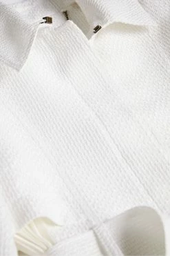 Ted Baker Pira White Fabric Blocked Pleated Trench Coat 12 Ted Baker Pira White Fabric Blocked Pleated Trench Coat -tedbaker Shop Online unnamed file 4757