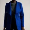 Ted Baker Blue Rosess Short Wool Wrap Coat -tedbaker Shop Online unnamed file 4777