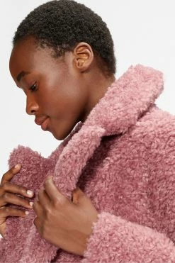 Ted Baker Kayyti Faux Fur Wide Collar Cocoon Coat -tedbaker Shop Online unnamed file 4796