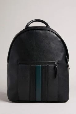 Ted Baker Black Esentle Striped Pu Backpack 13 Ted Baker Black Esentle Striped Pu Backpack -tedbaker Shop Online unnamed file 480