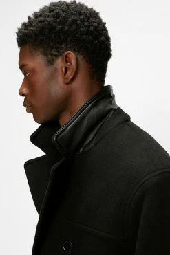 Ted Baker Black Atllas Peacoat -tedbaker Shop Online unnamed file 4814