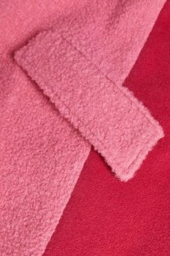 Ted Baker Oversized Deep-Pink Jjoelle Fabric Blocked Crombie Coat -tedbaker Shop Online unnamed file 4825