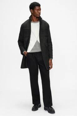 Ted Baker Grey Traks Funnel Neck Coat -tedbaker Shop Online unnamed file 4841