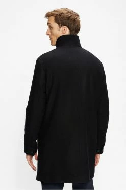 Ted Baker Blue Traks Funnel Neck Coat With Pockets -tedbaker Shop Online unnamed file 4849