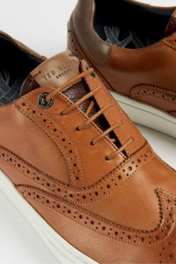 Ted Baker Dennton Brogue Leather Cupsole Shoes -tedbaker Shop Online unnamed file 4923