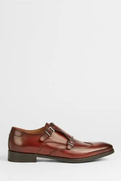 Ted Baker Wyyatt Brown Double Monk Shoes