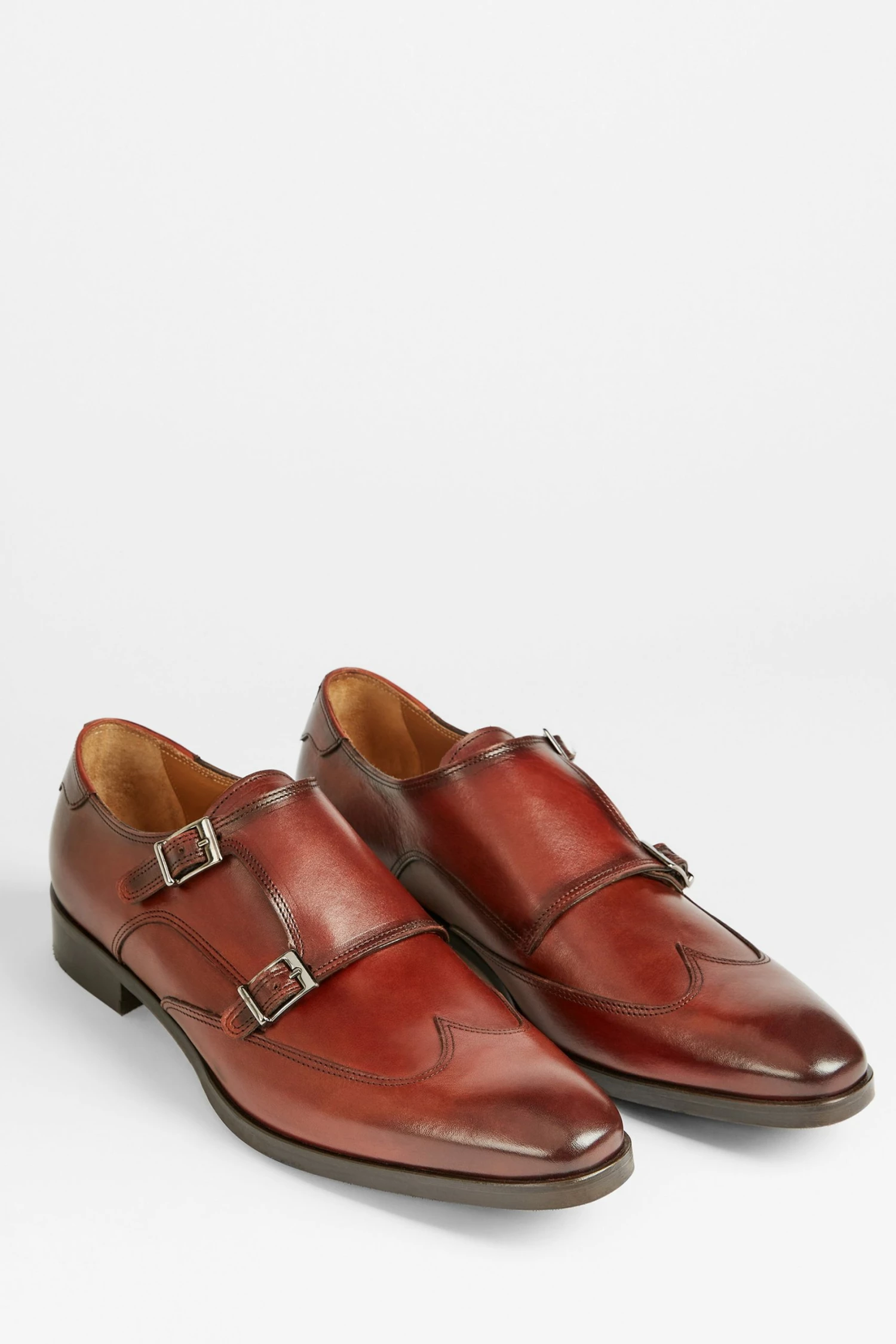 Ted Baker Wyyatt Brown Double Monk Shoes 4 Ted Baker Wyyatt Brown Double Monk Shoes - Image 2