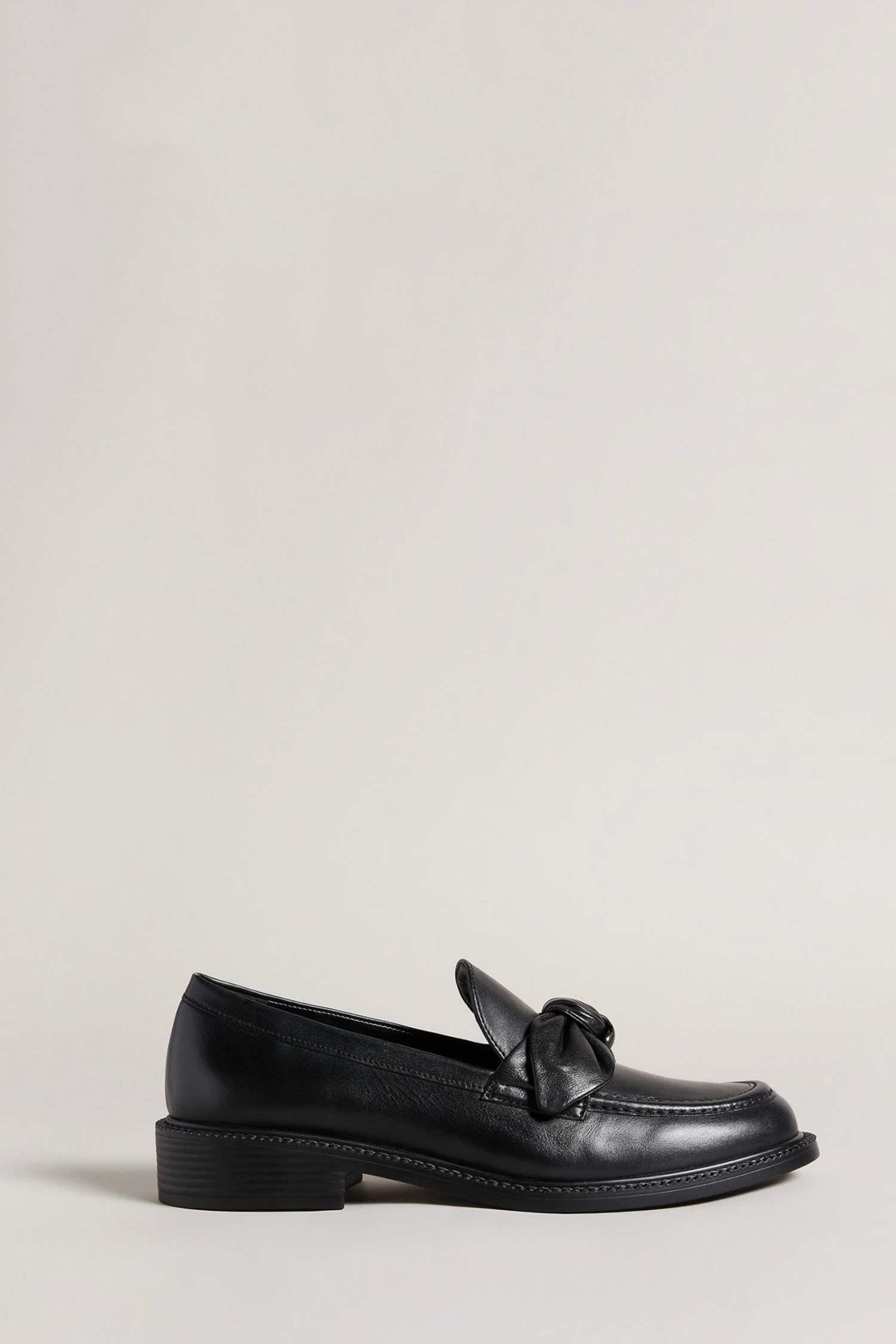 Ted Baker Lacy Black Bow Detail Loafers 3 Ted Baker Lacy Black Bow Detail Loafers