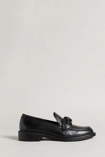 Ted Baker Lacy Black Bow Detail Loafers 7 Ted Baker Lacy Black Bow Detail Loafers - Image 5
