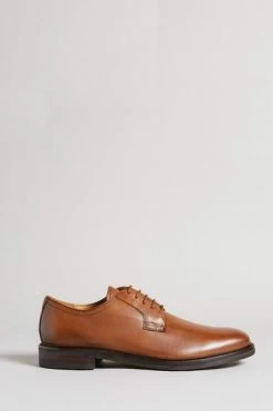 Ted Baker Regie Tan Brown Leather Lace Up Derby Shoes -tedbaker Shop Online unnamed file 4984