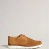 Ted Baker Mens Brown Lawton Suede Lace Up Shoes -tedbaker Shop Online unnamed file 4985