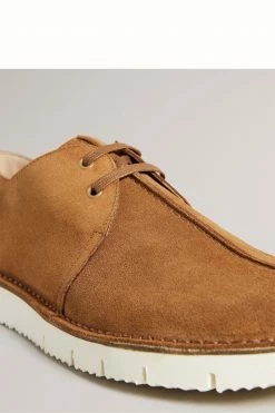 Ted Baker Mens Brown Lawton Suede Lace Up Shoes -tedbaker Shop Online unnamed file 4987