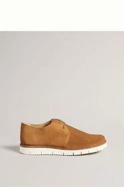 Ted Baker Mens Brown Lawton Suede Lace Up Shoes -tedbaker Shop Online unnamed file 4989