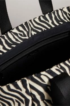 Ted Baker Cayzeba White Zebra Detail Large Nylon Tote Bag -tedbaker Shop Online unnamed file 499