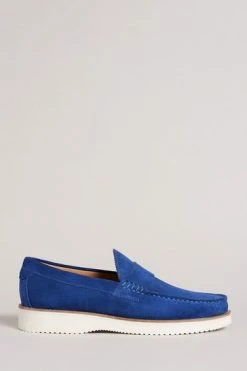 Ted Baker Isaacc Blue Extralight Suede Loafers -tedbaker Shop Online unnamed file 5010