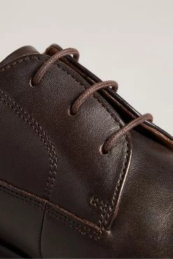 Ted Baker Kampten Brown Formal Leather Derby Shoes -tedbaker Shop Online unnamed file 5030