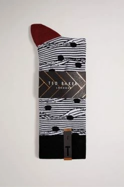 Ted Baker Black Spot Wave Socks -tedbaker Shop Online unnamed file 5087