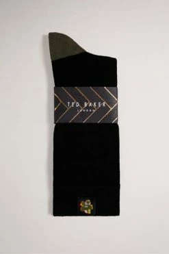 Ted Baker Black Plain Socks -tedbaker Shop Online unnamed file 5099