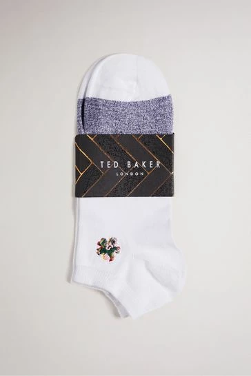 Ted Baker White Trainer Socks 6 Ted Baker White Trainer Socks - Image 4