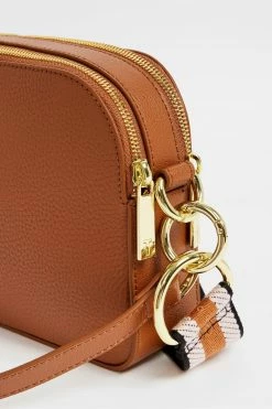 Ted Baker Brown Amerrah Branded Webbing Strap Camera Bag -tedbaker Shop Online unnamed file 519