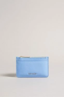 Ted Baker Mid-Blue Garcia Zip Card Holder -tedbaker Shop Online unnamed file 5194